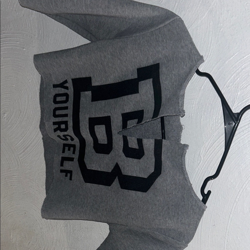 Gray Graphic Sweatshirt